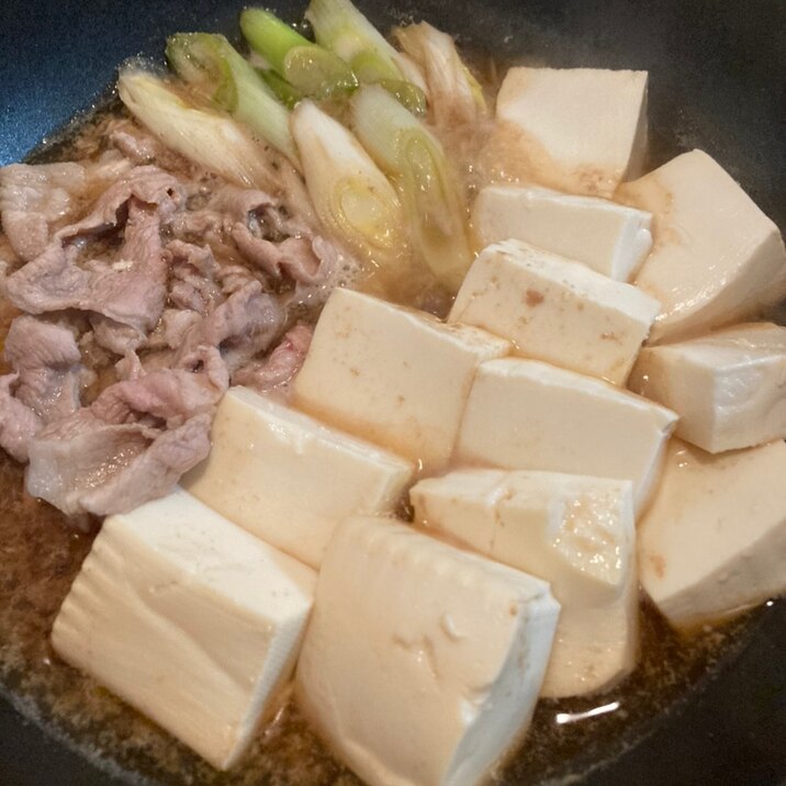さっぱり食べられる☆肉豆腐